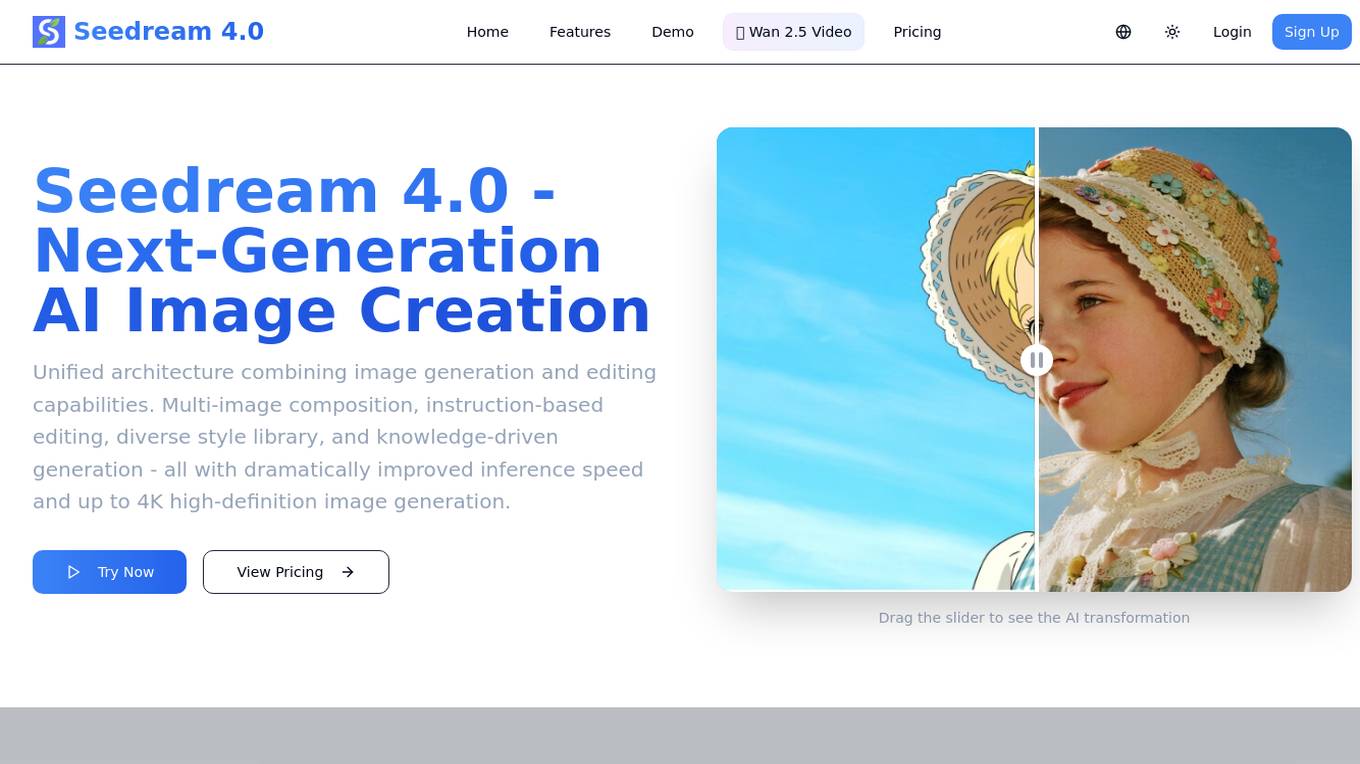 Seedream 4.0 Screenshot