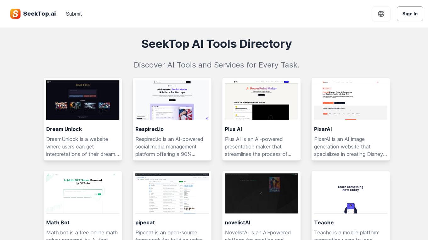 SeekTop.ai Screenshot