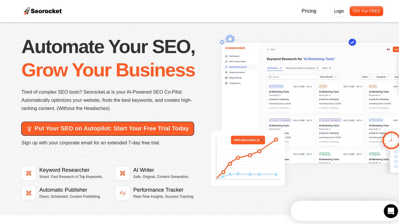 Seorocket.ai Screenshot