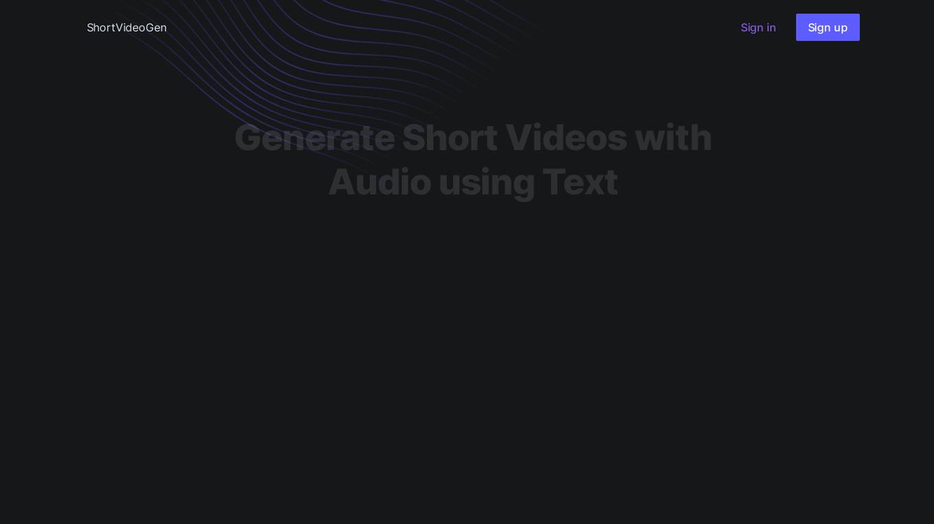 ShortVideoGen screenshot