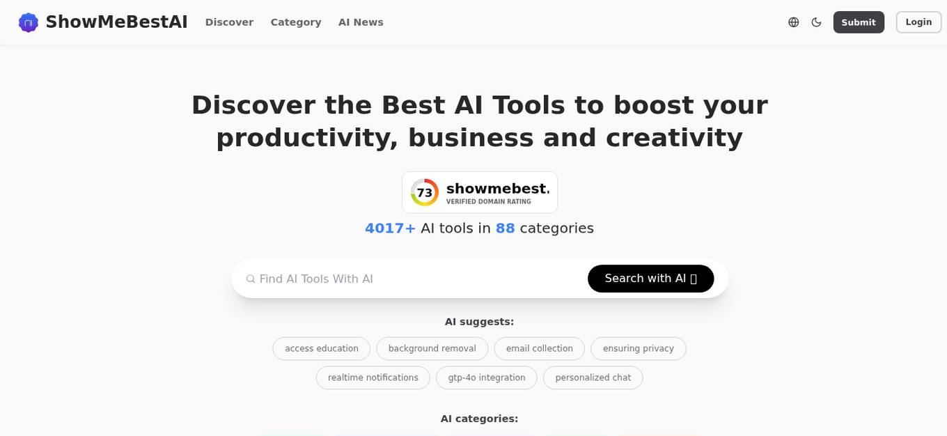 ShowMeBest.AI Screenshot