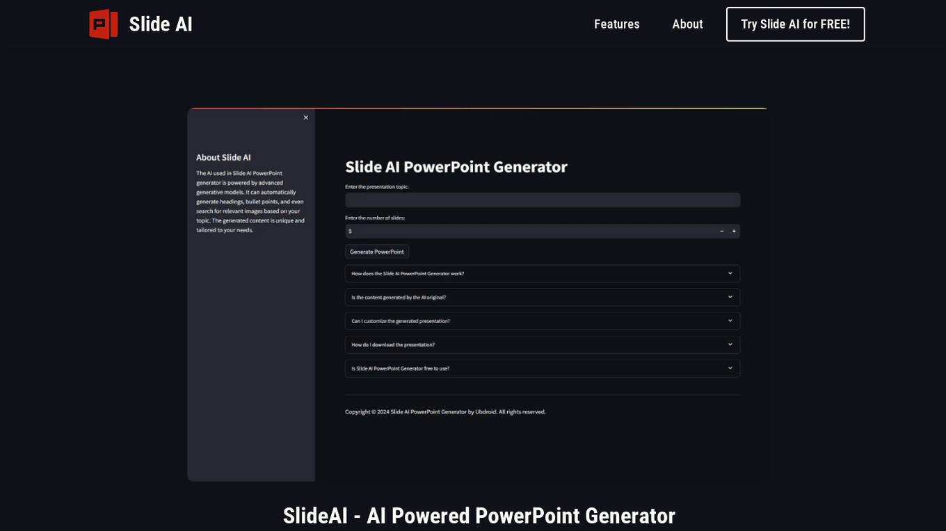 SlideAI Screenshot
