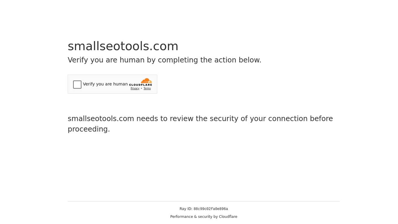 SmallSEOTools screenshot