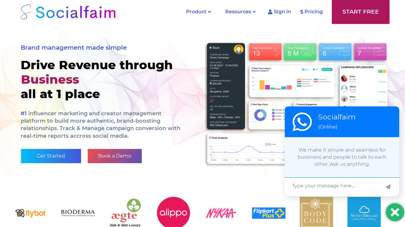 Socialfaim Screenshot