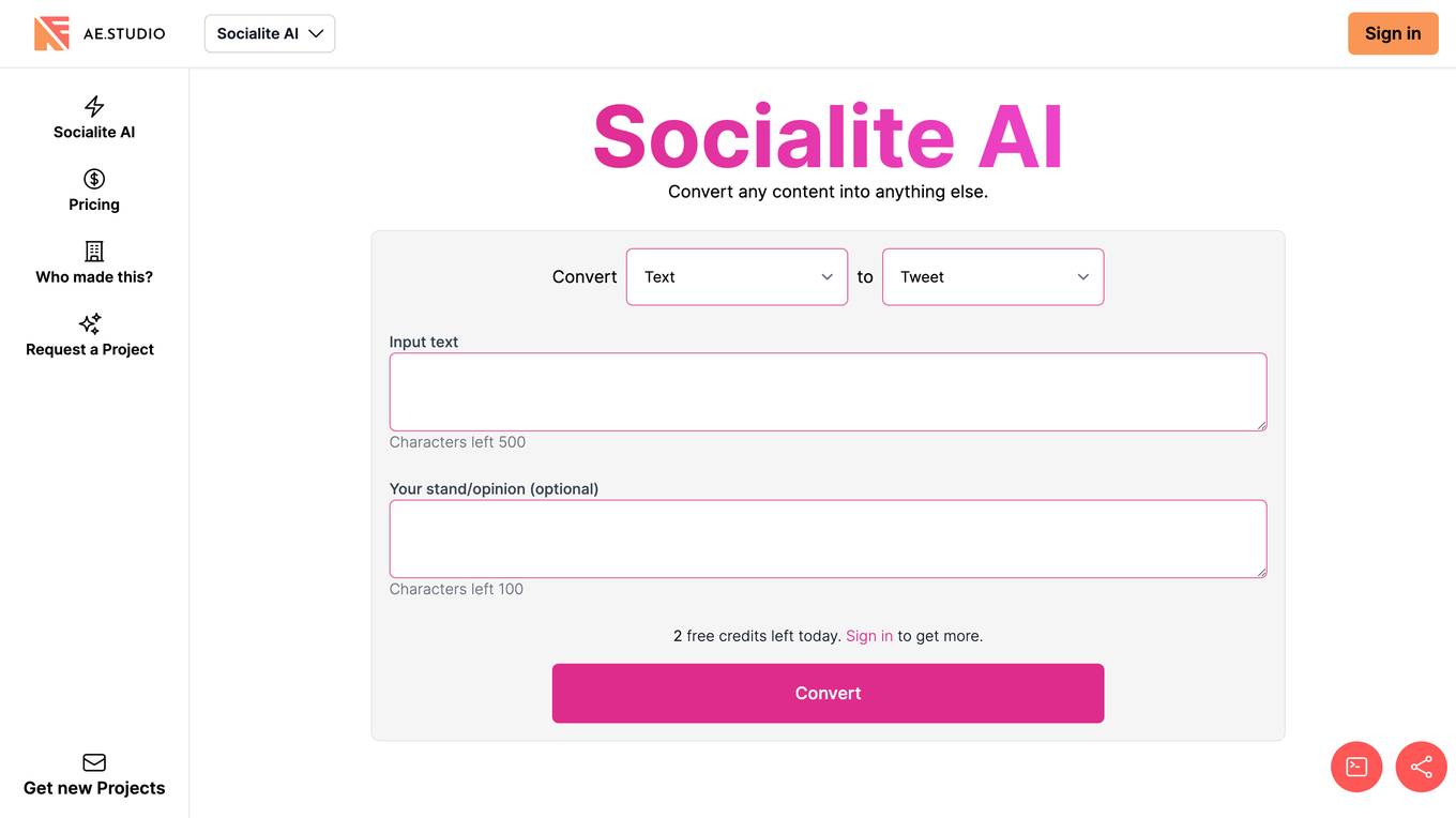 Socialite AI Screenshot