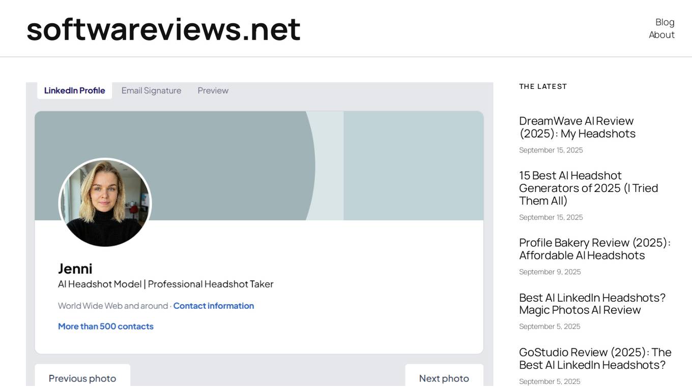 Softwareviews.net Screenshot