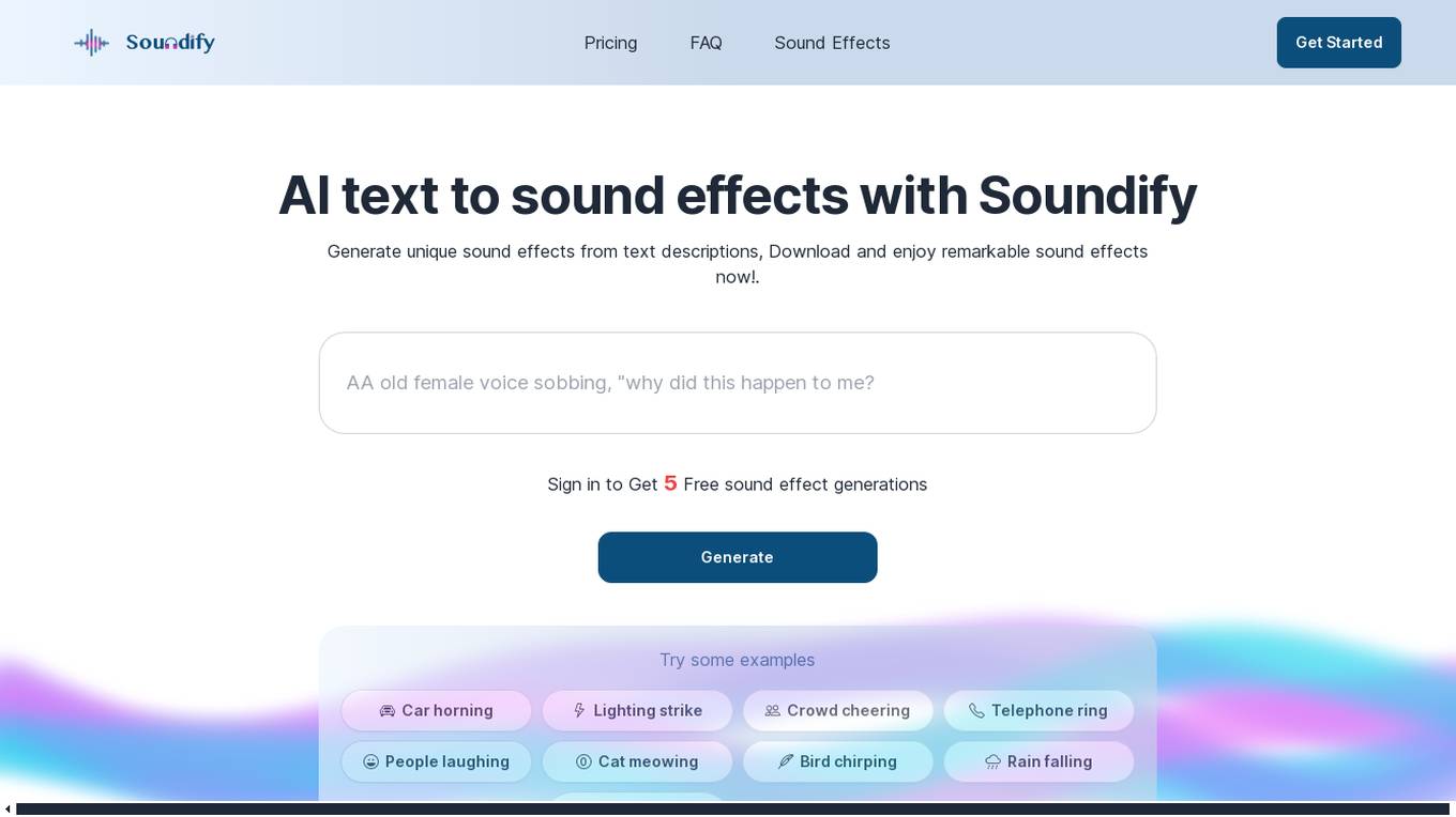 Soundify screenshot