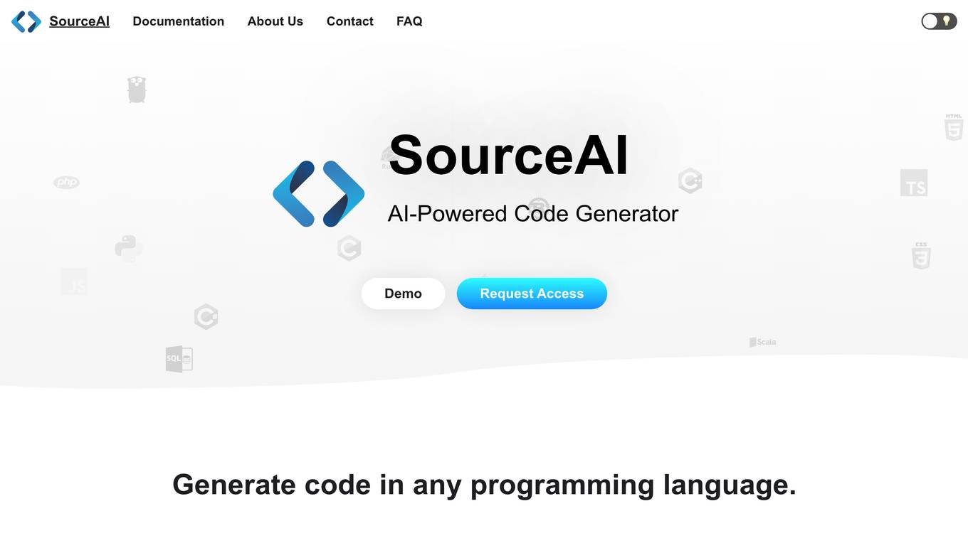 SourceAI screenshot