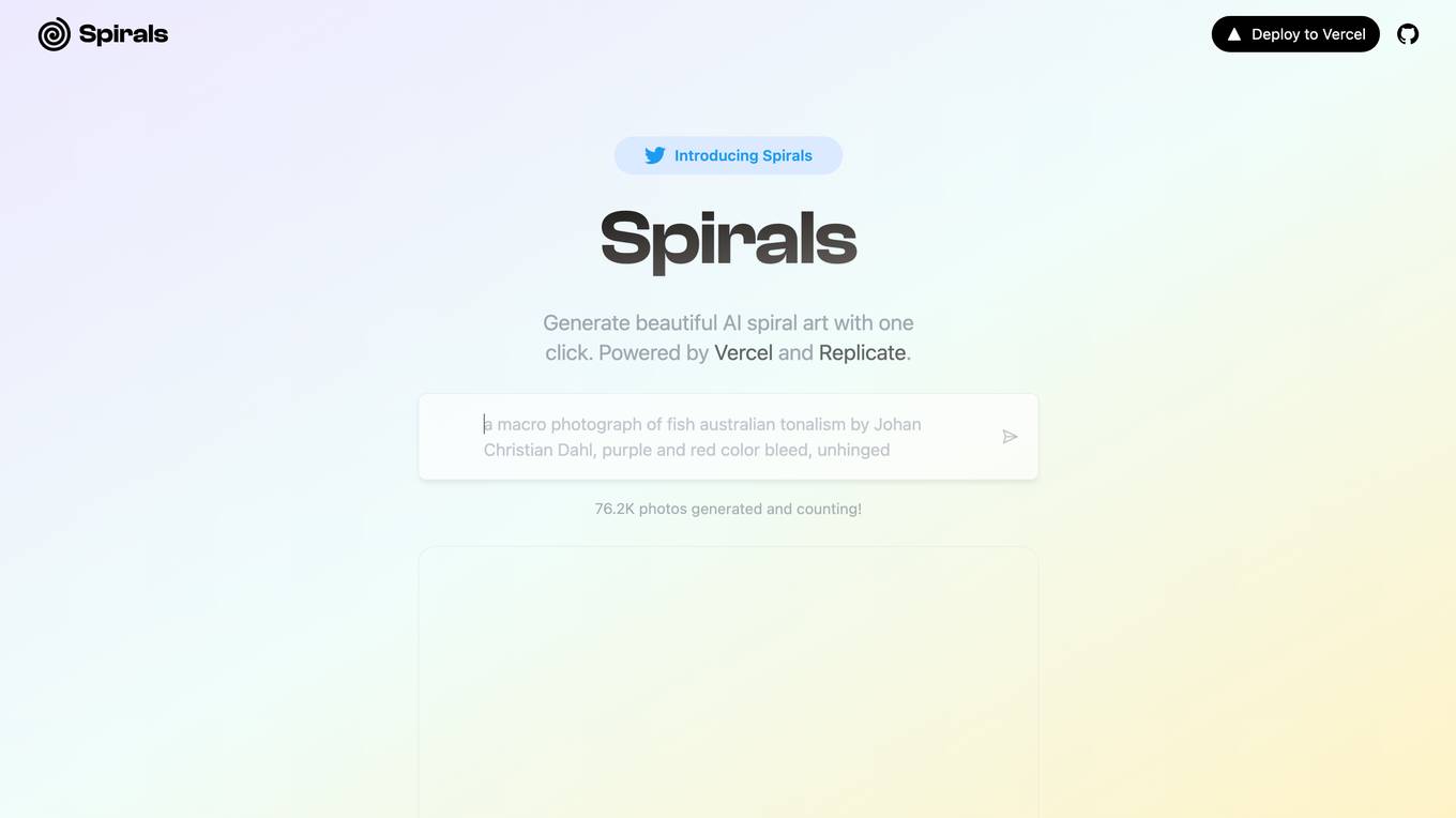 Spirals screenshot