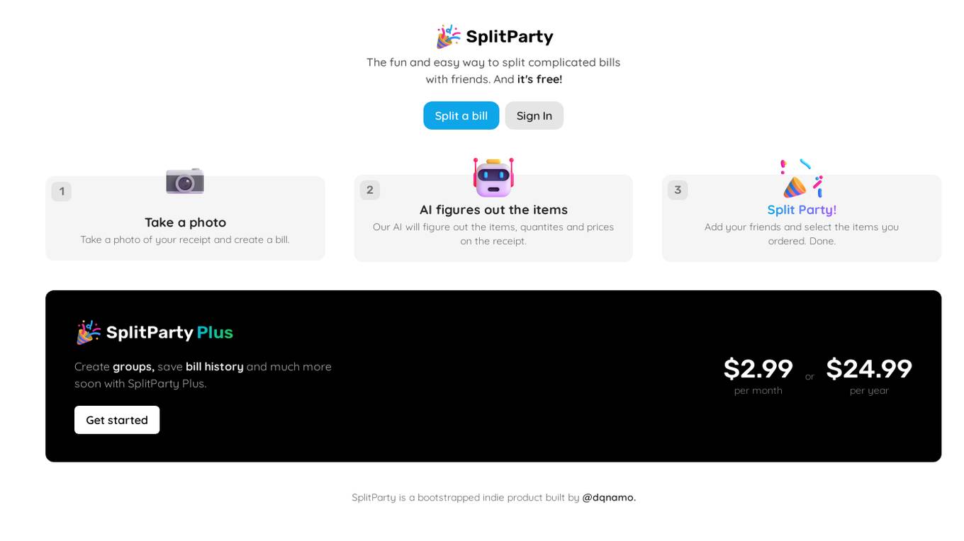 SplitParty Screenshot