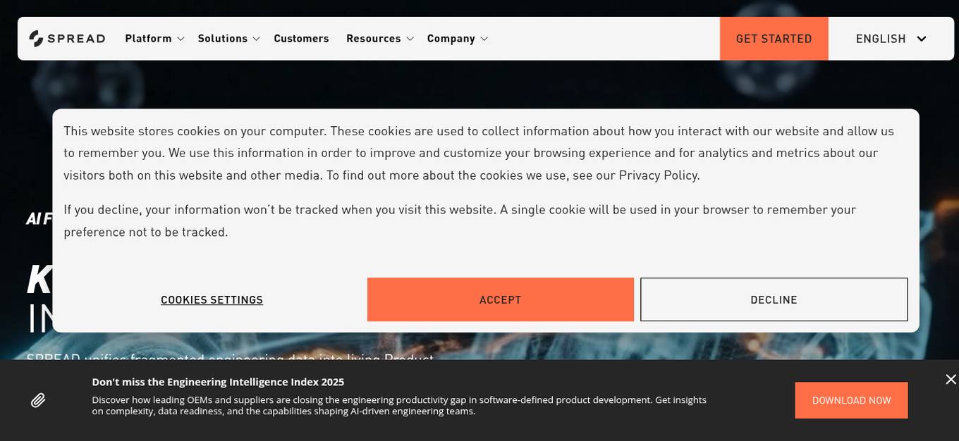 SPREAD AI Screenshot