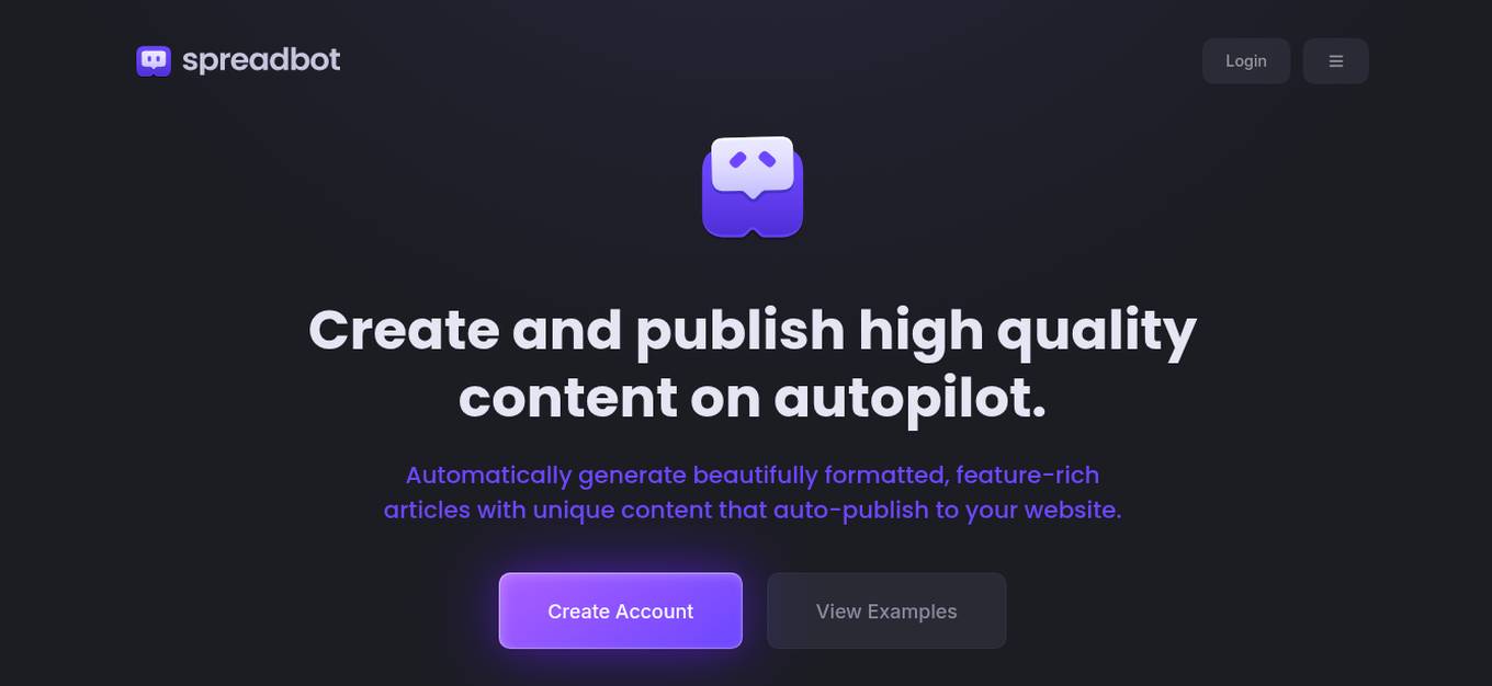 Spreadbot Screenshot