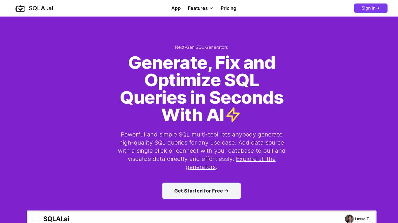 SQLAI.ai screenshot