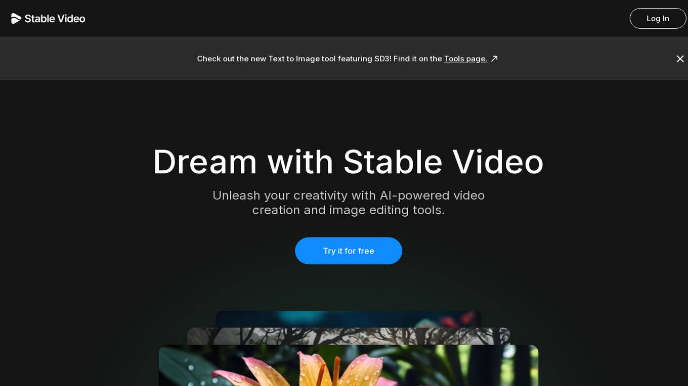 Stable Video Screenshot