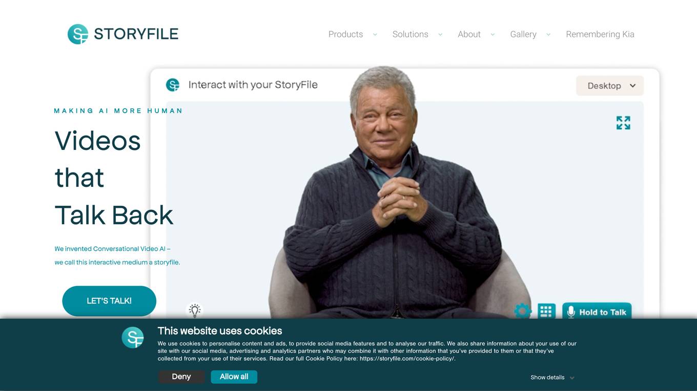 StoryFile Screenshot