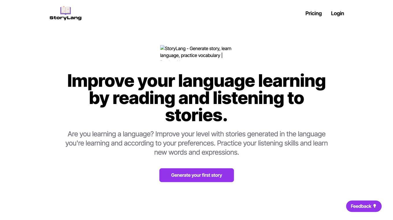 StoryLang screenshot