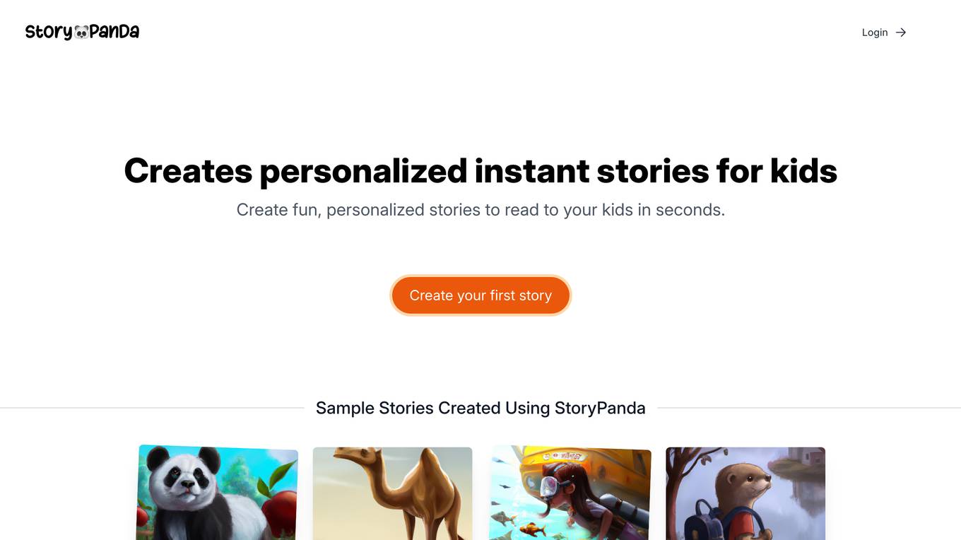 StoryPanda screenshot