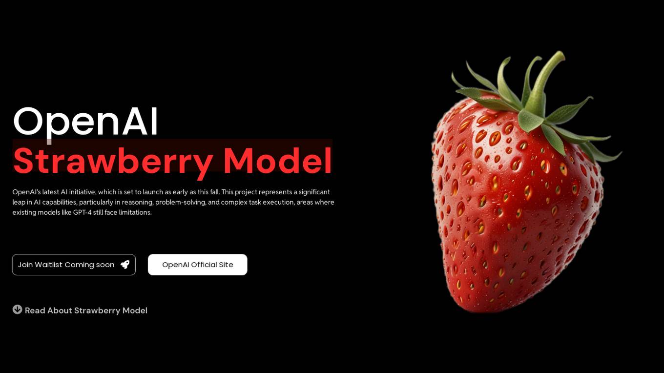 OpenAI Strawberry Model screenshot