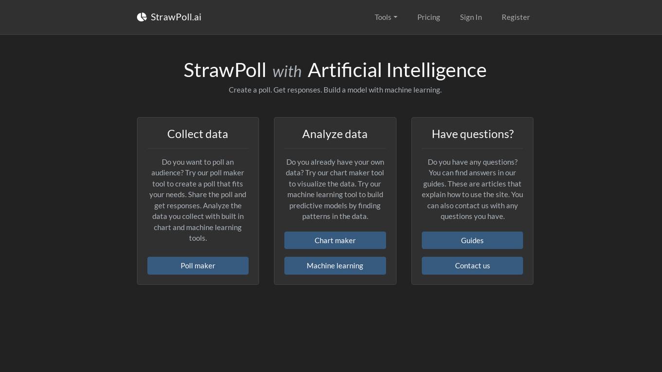 StrawPoll.ai Screenshot