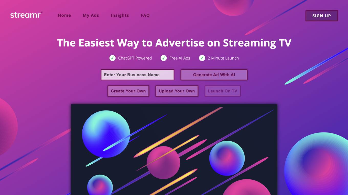 Streamr.ai Screenshot