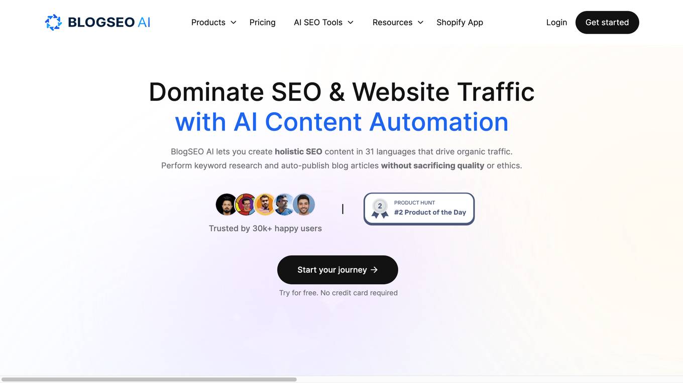 BlogSEO AI screenshot