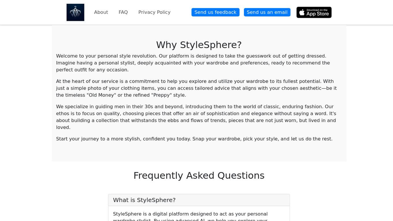 StyleSphere Screenshot