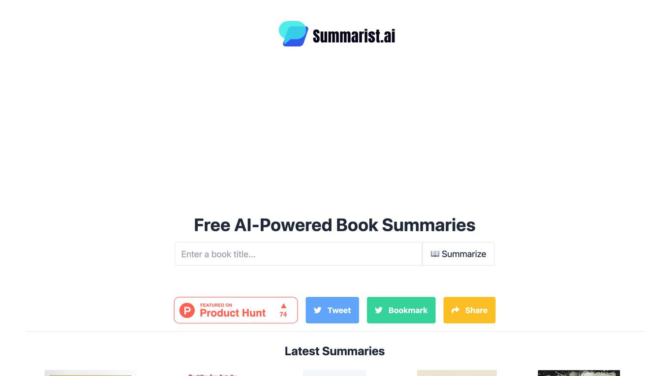 Summarist.ai Screenshot