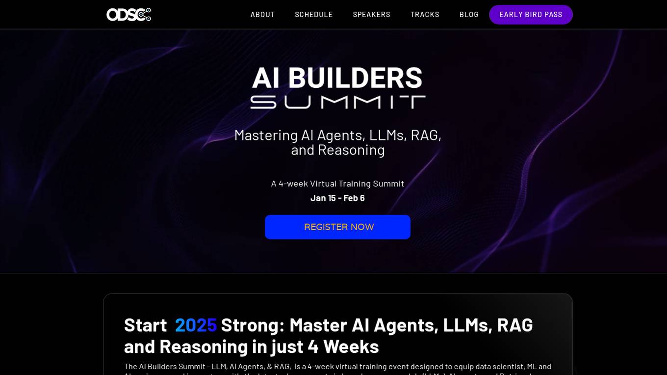 AI Builders Summit Screenshot