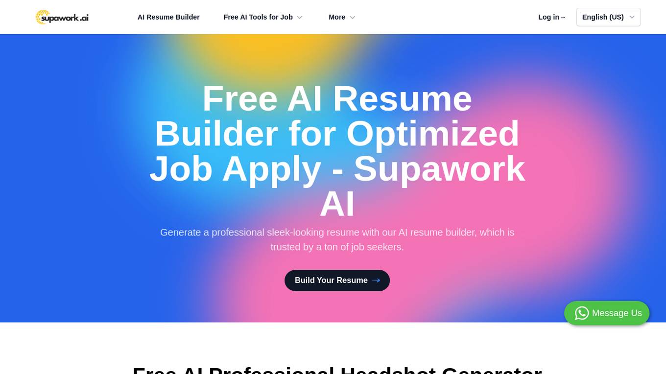 Supawork AI Screenshot