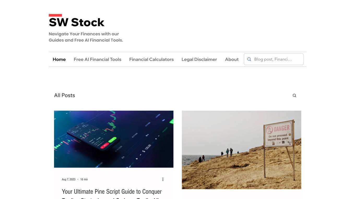 swstock.com Screenshot