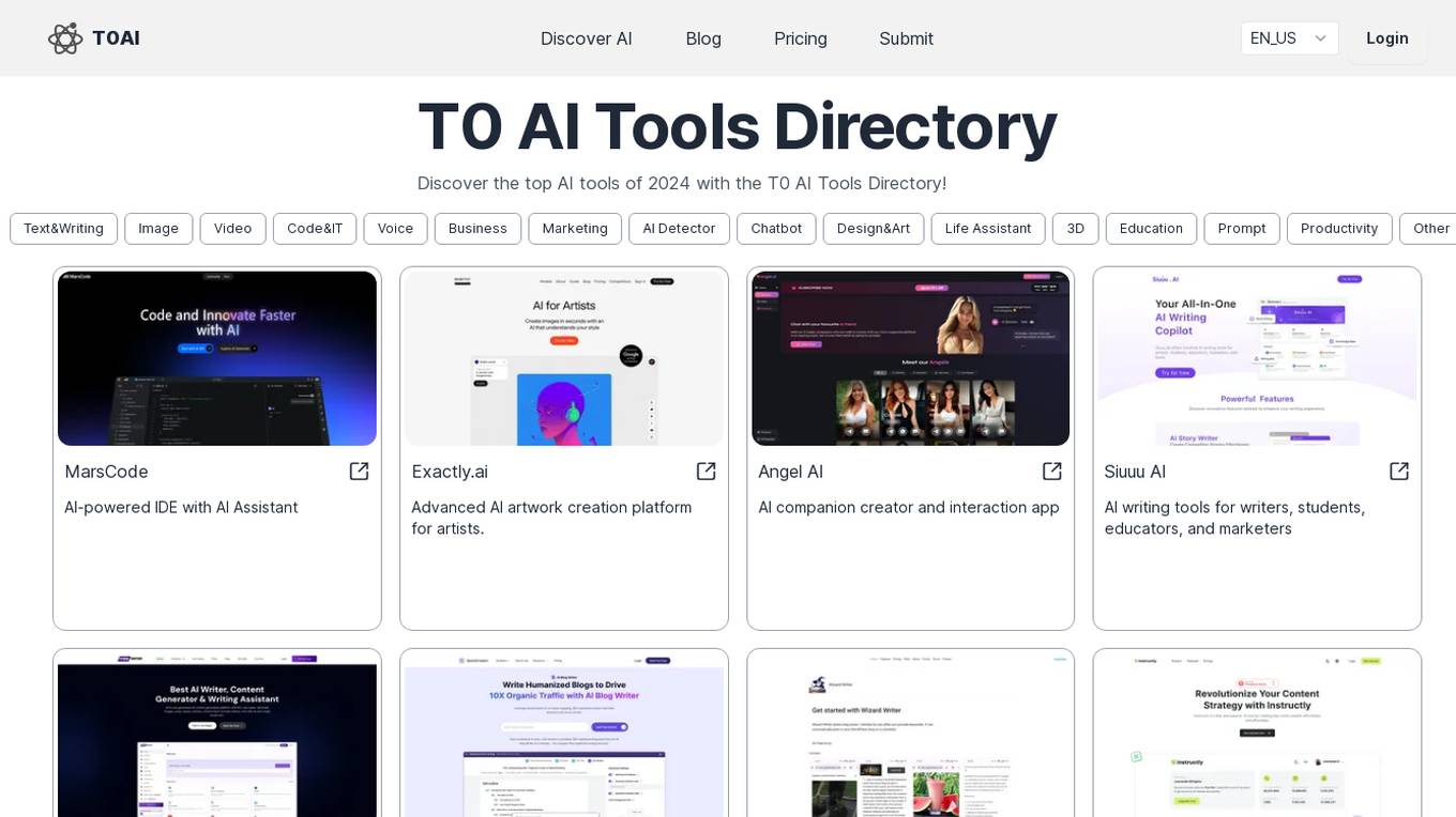 T0AI.com screenshot