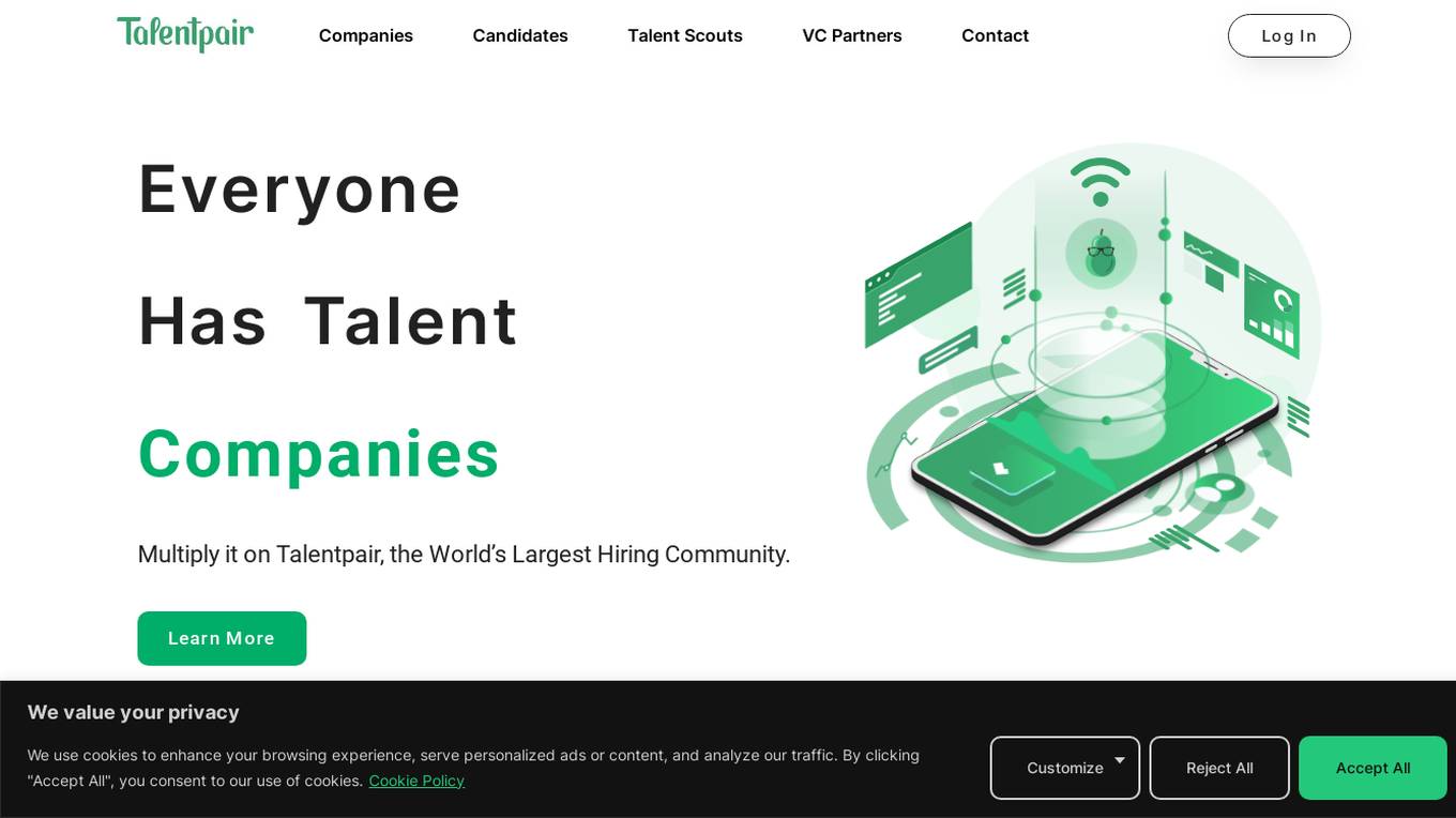 Talentpair Screenshot