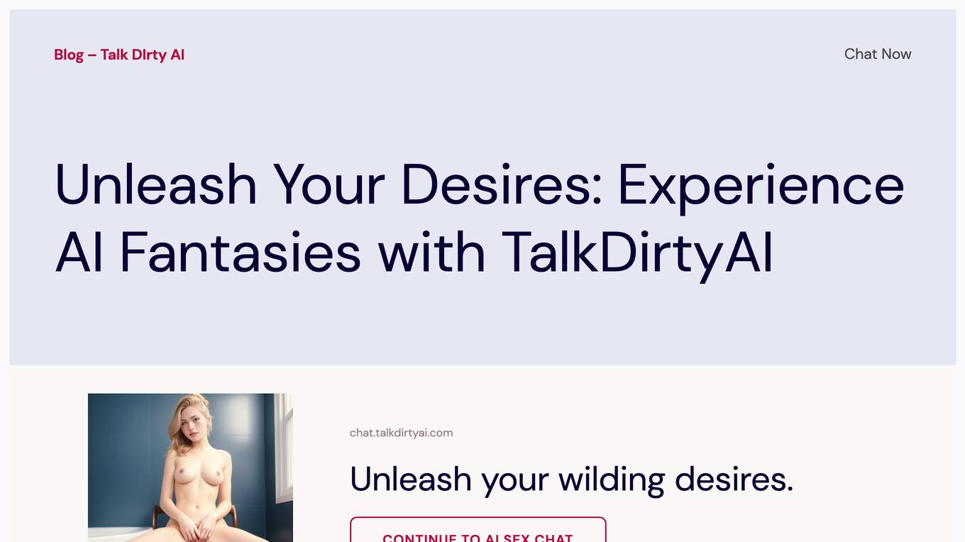 TalkDirtyAI screenshot