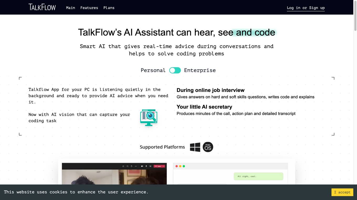 TalkFlow screenshot