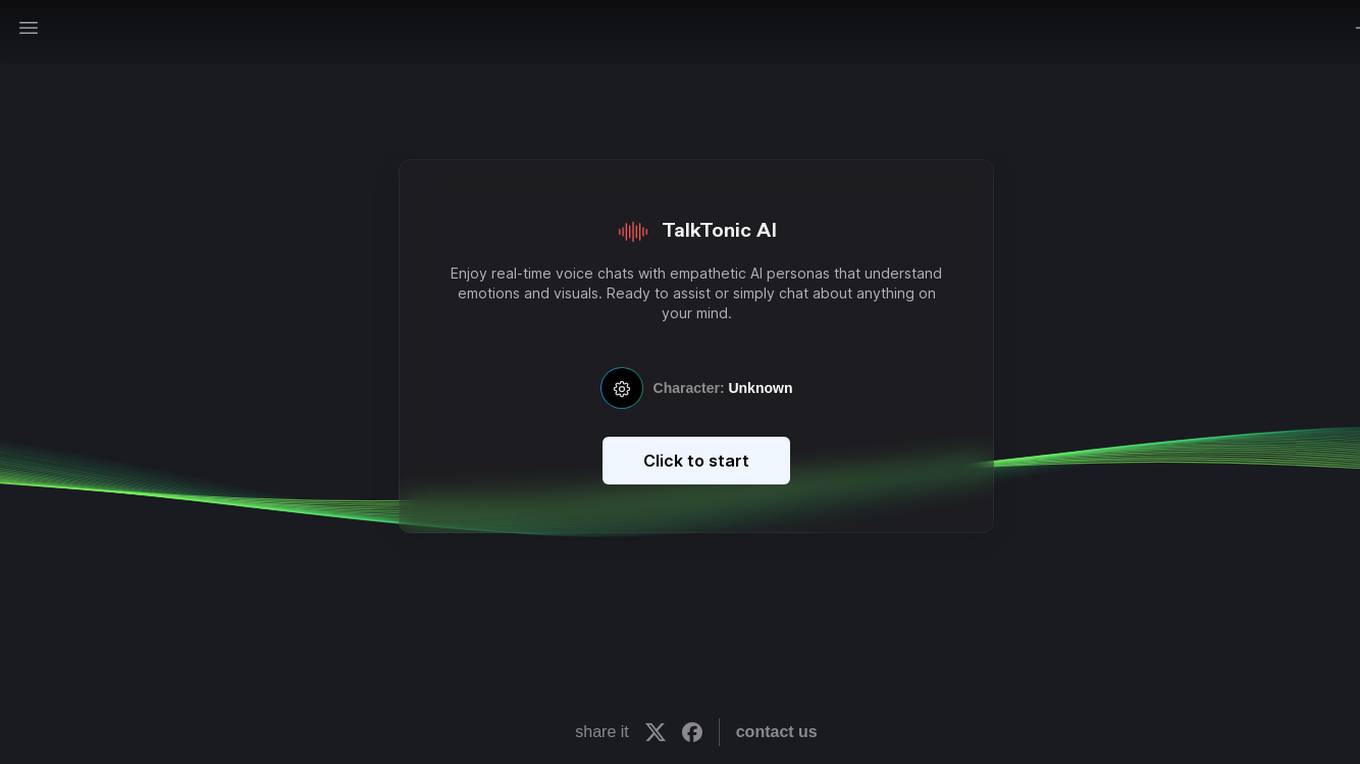 TalkTonic AI Screenshot