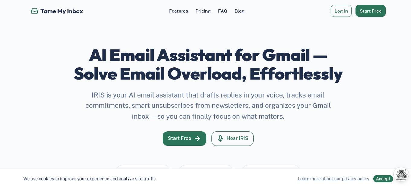 Tame My Inbox Screenshot