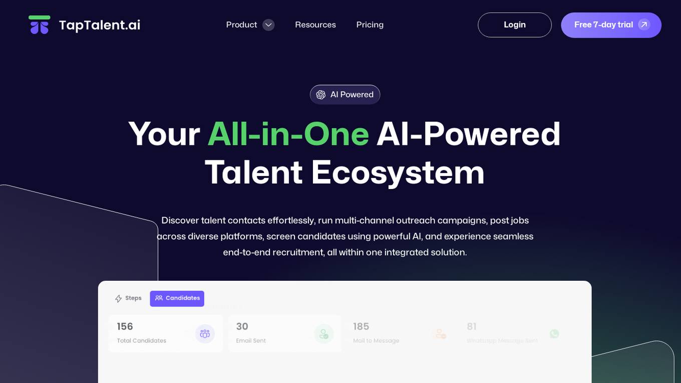 TapTalent.ai Screenshot