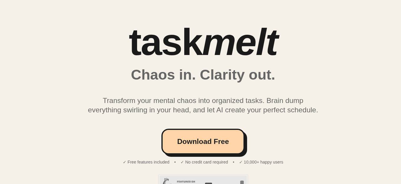 taskmelt Screenshot