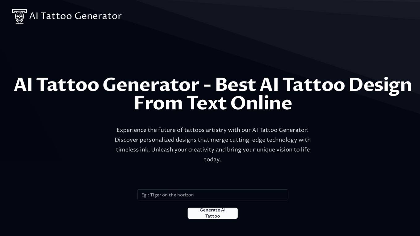 AI Tattoo Generator screenshot