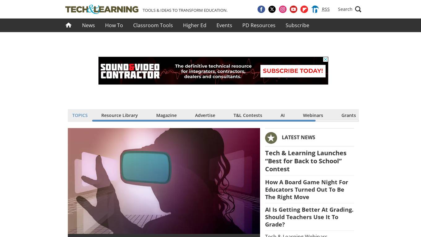 Tech & Learning Screenshot