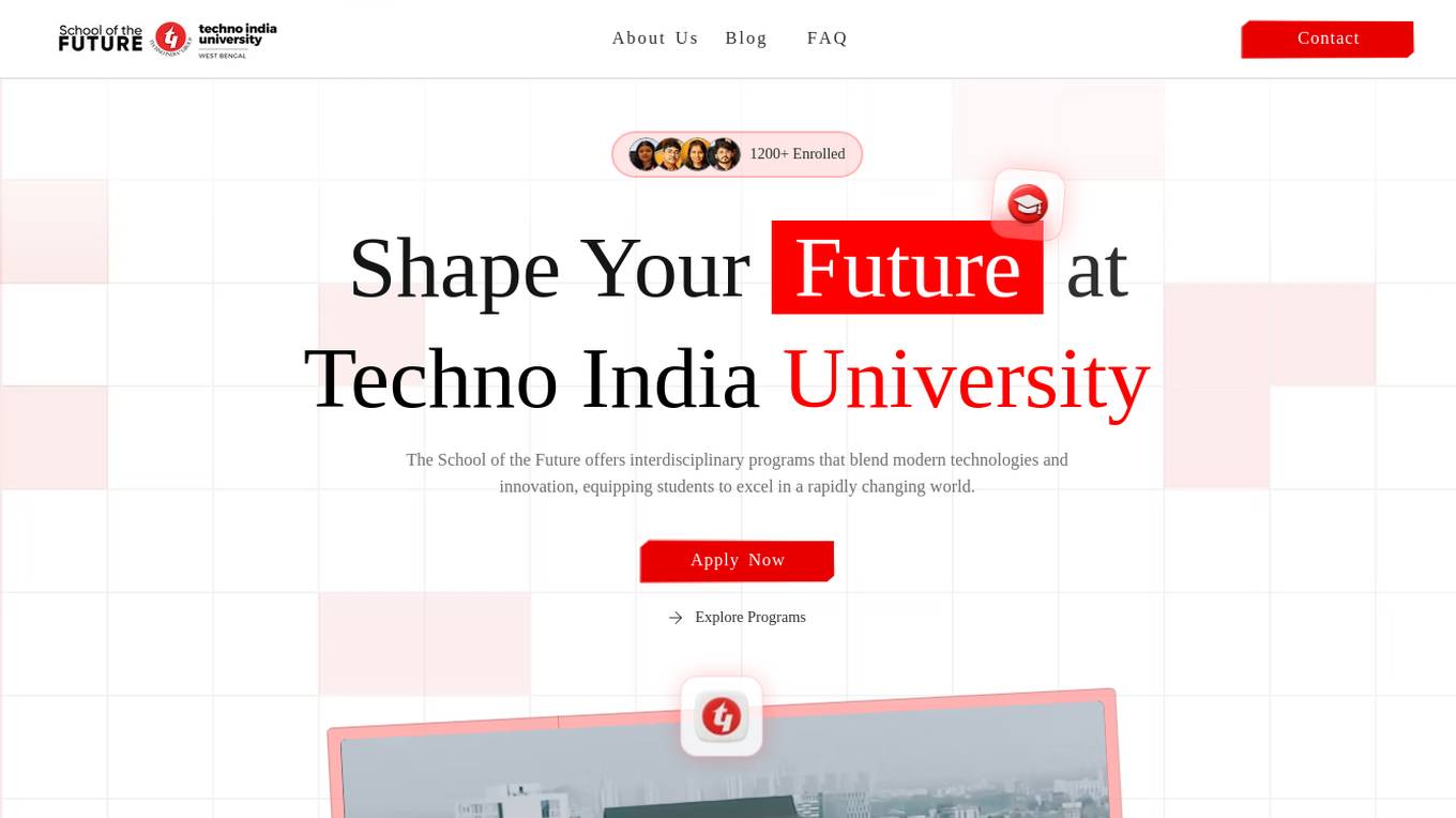 Techno India University Screenshot