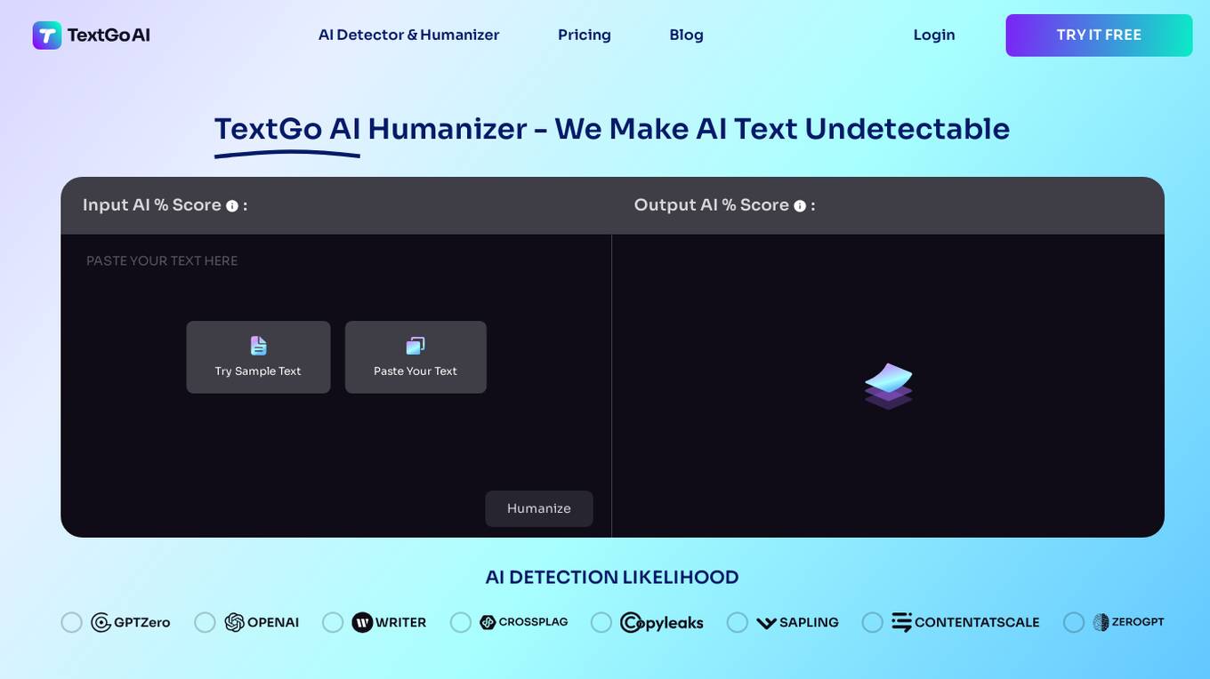 TextGo AI Humanizer Screenshot