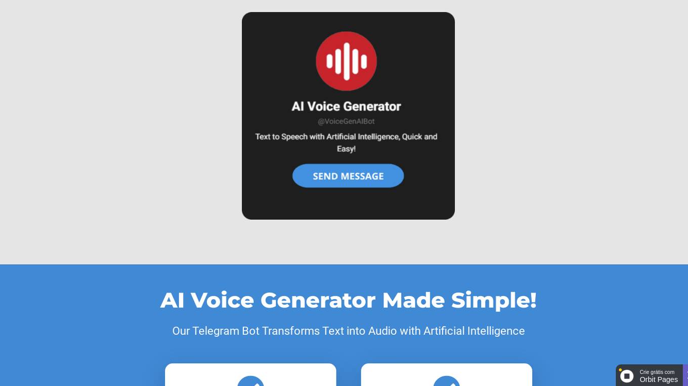 AI Voice Generator Screenshot