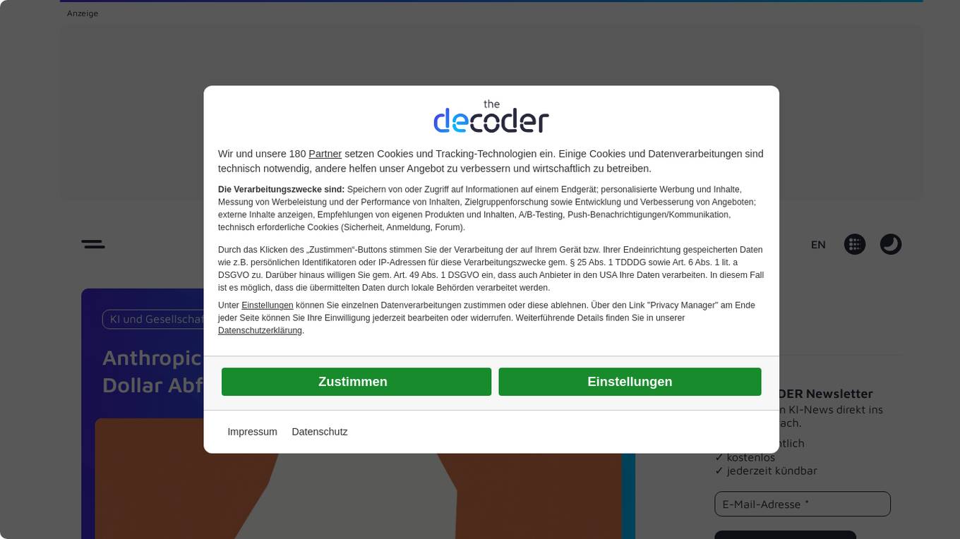THE DECODER Screenshot