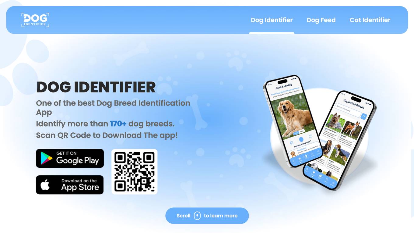 Dog Identifier Screenshot