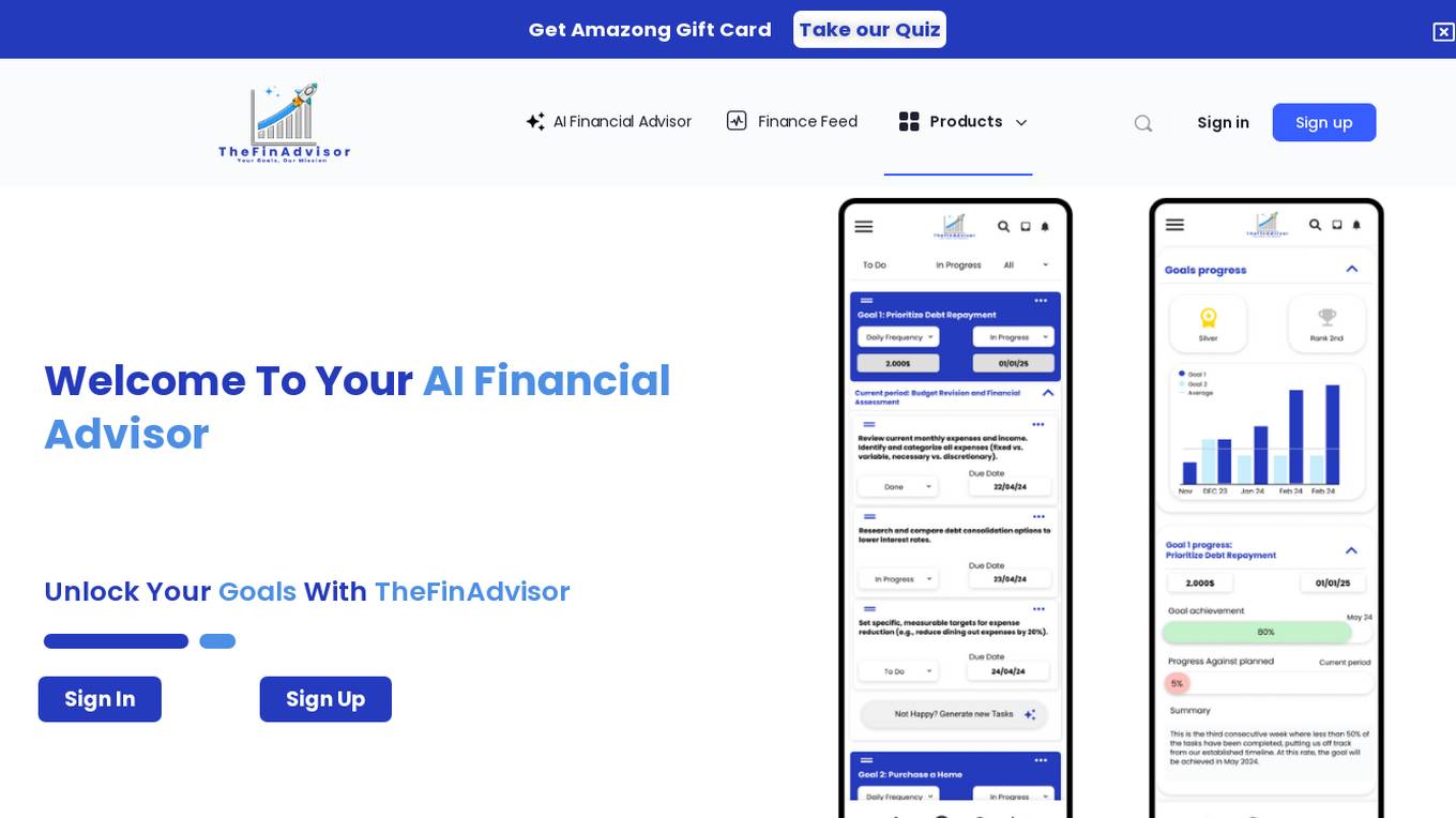 TheFinAdvisor Screenshot