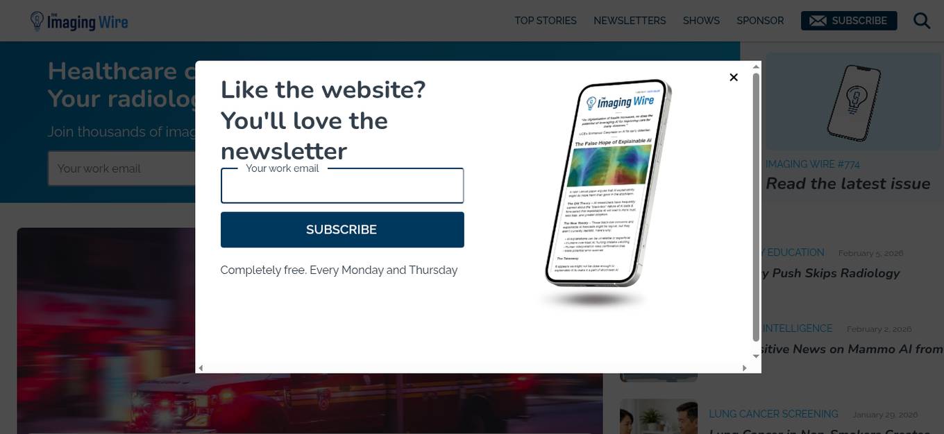 The Imaging Wire Screenshot