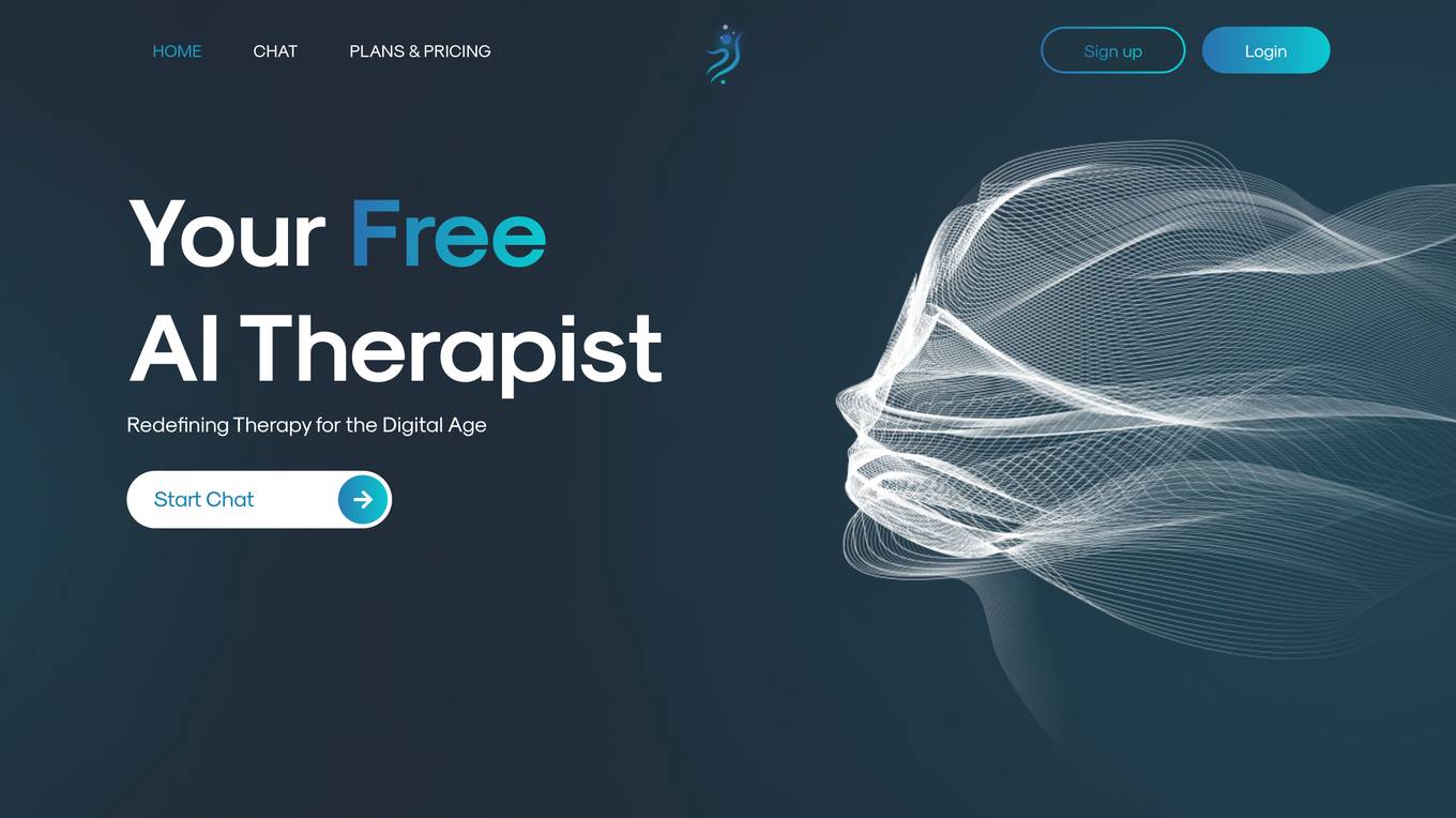 TherapyWithAI.com screenshot