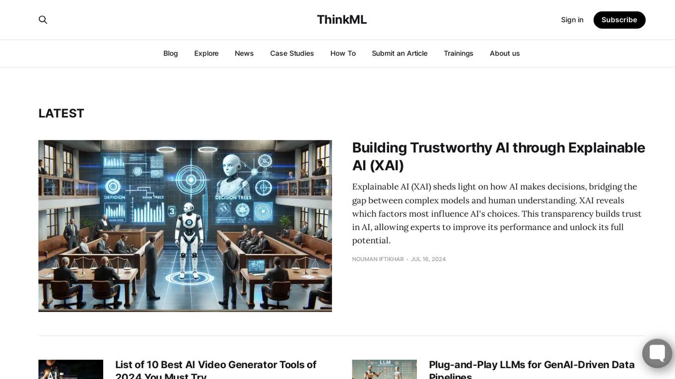 ThinkML Screenshot