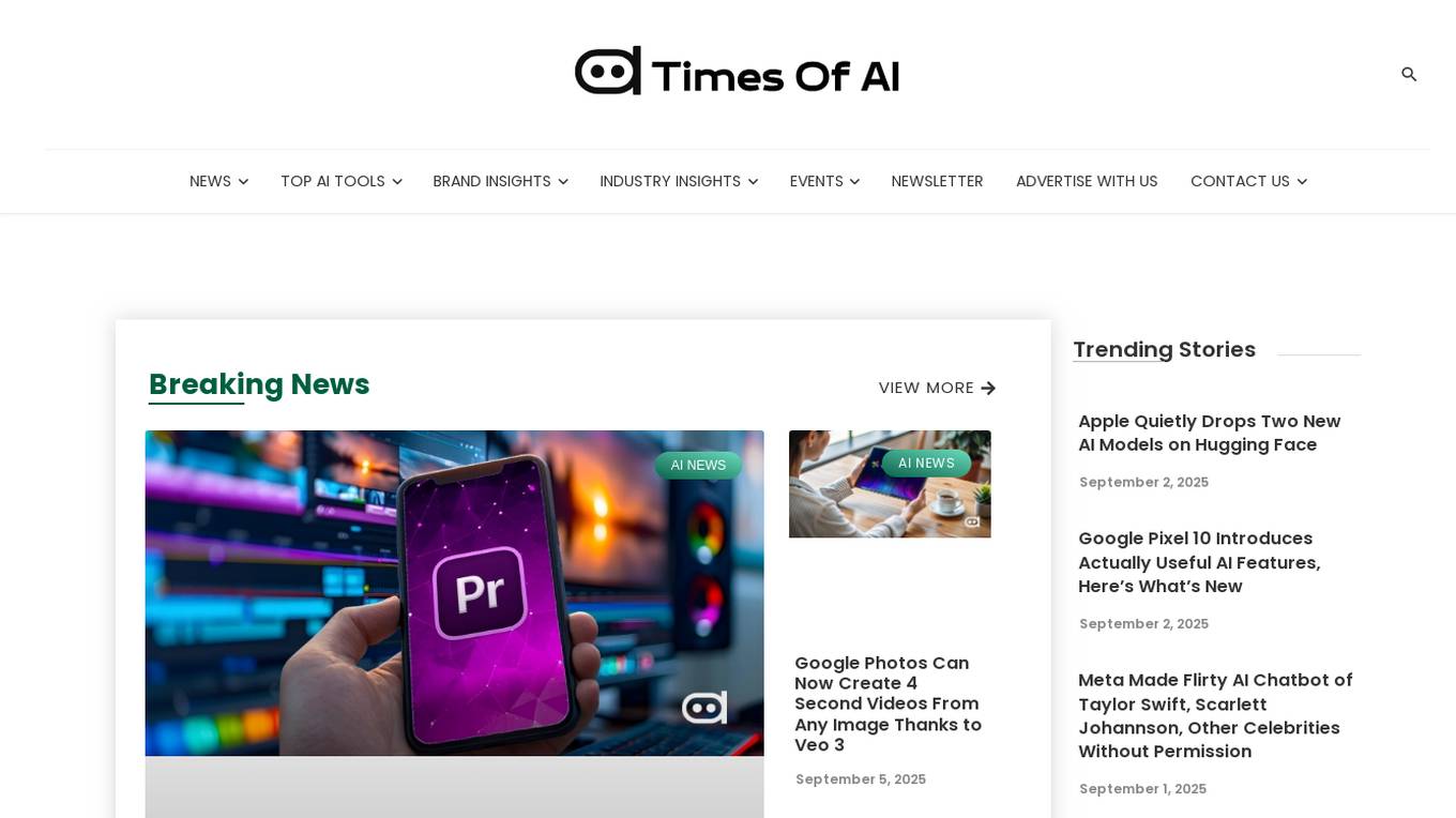 Times of AI Screenshot